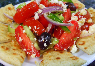 Horiatiki Greek Salad Horiatiki Greek Salad 300x214 Menu